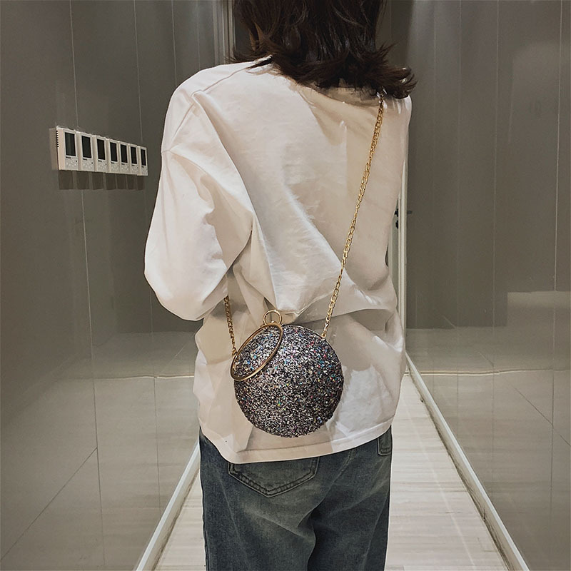 Round ball chain bag
