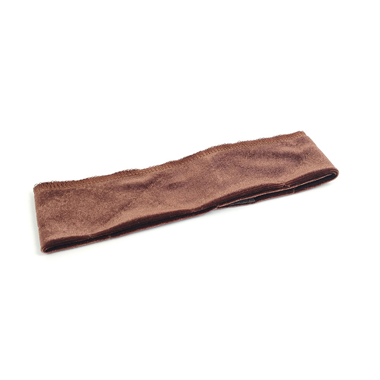 Velvet wig hair band Dark Brown - Shop at LoveMi