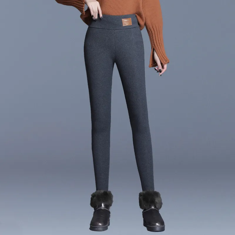 Lamb velvet leggings - Grey