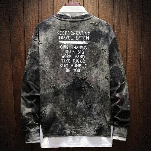 Camouflage fleece