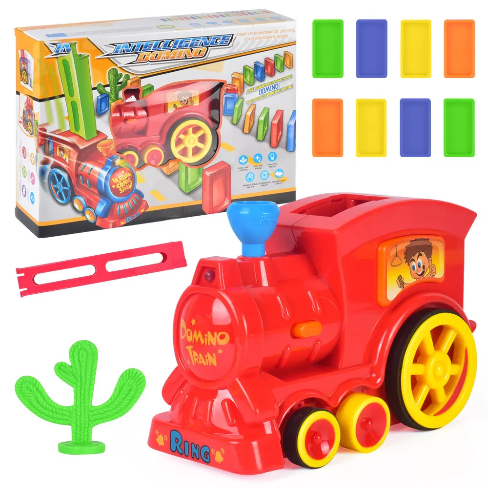 Transparent Domino Toy Train for Children