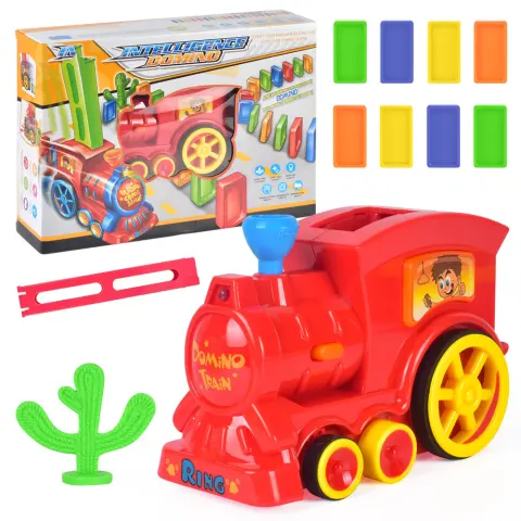 Transparent Domino Toy Train for Children