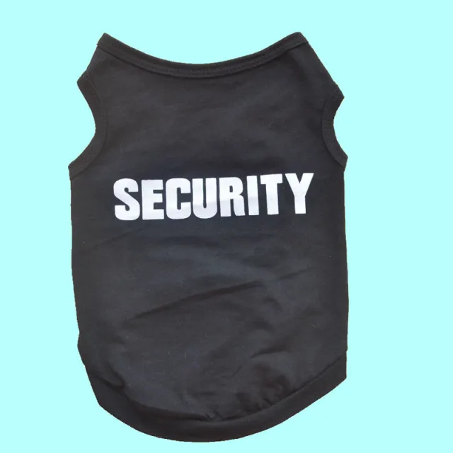 Dog clothing spring and summer cotton black vest Black - Shop at LoveMi