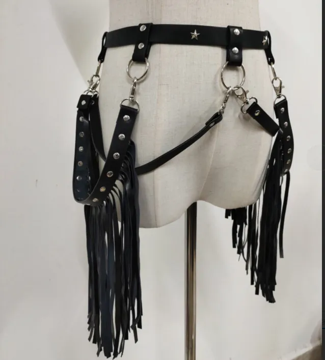 Tassel waist chain Black - Shop at LoveMi