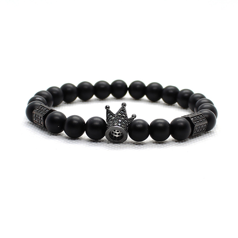 Natural stone men's bracelet