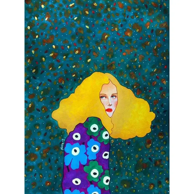 Nordic Modern Figure Colorful Canvas Poster Print No Frame - Shop at LoveMi