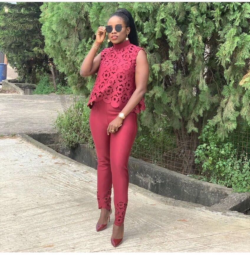 Burning flower pattern set