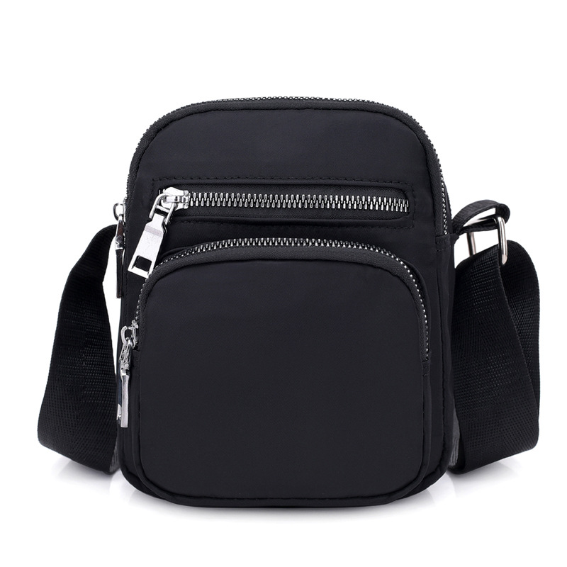 Nylon one shoulder pouch Black - Shop at LoveMi