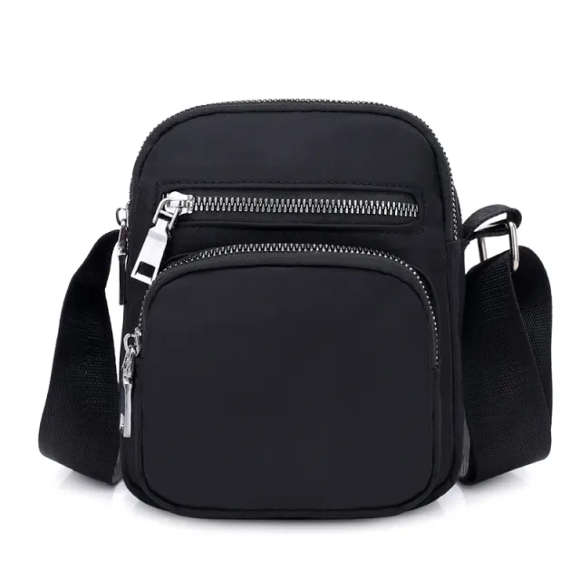 Nylon one shoulder pouch Black - Shop at LoveMi