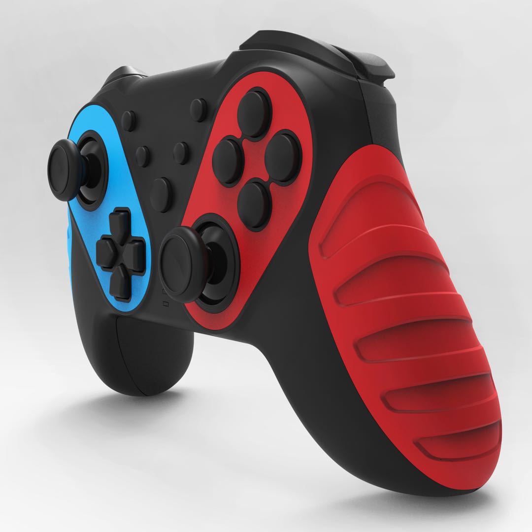 Red and blue wireless Bluetooth gamepad - Image 5