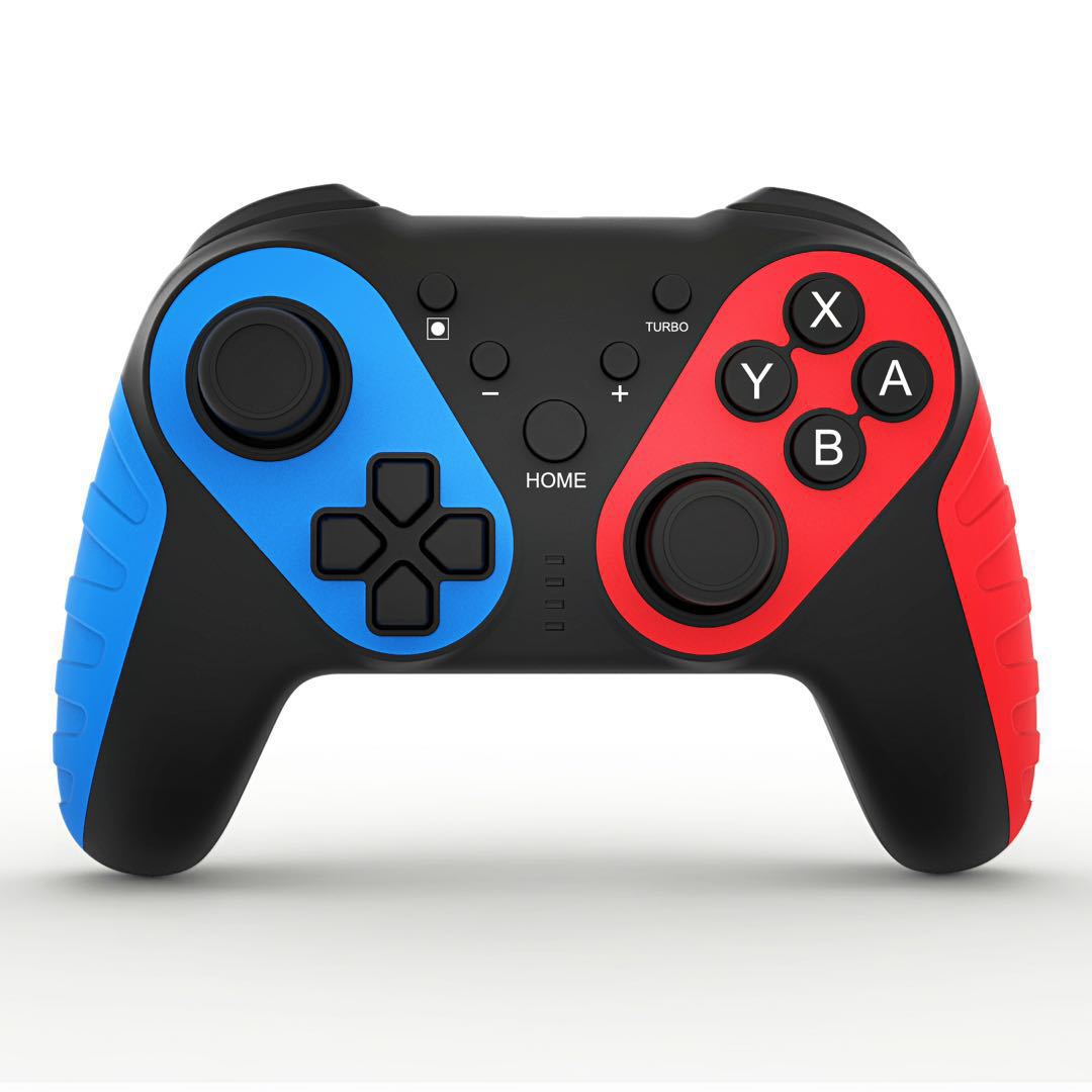 Red and blue wireless Bluetooth gamepad - Image 4