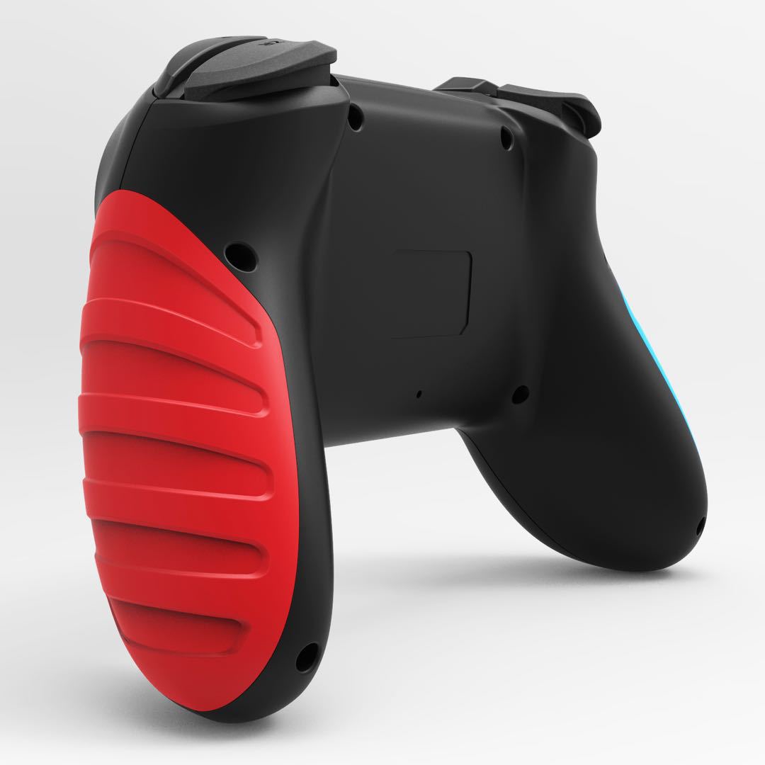Red and blue wireless Bluetooth gamepad - Image 3