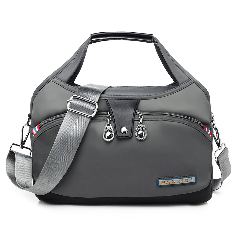 Nylon Women Messenger Bag Ladies Handbags Waterproof Female Shoulder Bag Designer Crossbody Bags For Teenager Girls Gray - Shop at LoveMi