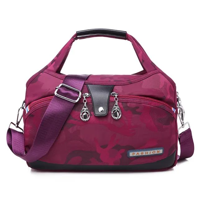 Nylon Women Messenger Bag Ladies Handbags Waterproof Female Shoulder Bag Designer Crossbody Bags For Teenager Girls Rose - Shop at LoveMi