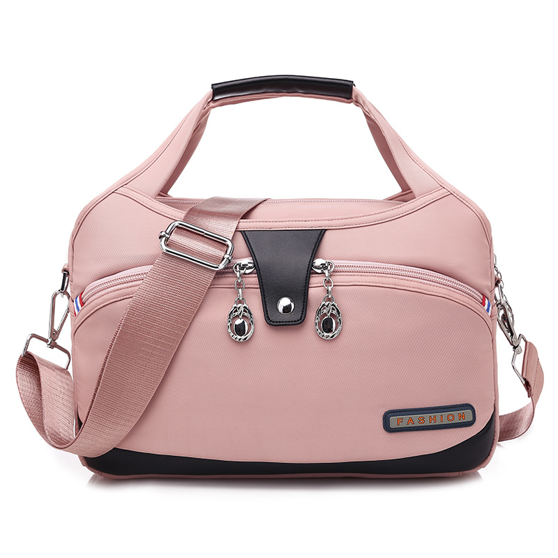Nylon Women Messenger Bag Ladies Handbags Waterproof Female Shoulder Bag Designer Crossbody Bags For Teenager Girls Pink - Shop at LoveMi
