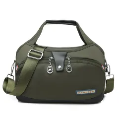 Nylon Women Messenger Bag Ladies Handbags Waterproof Female Shoulder Bag Designer Crossbody Bags For Teenager Girls - Green - View 1