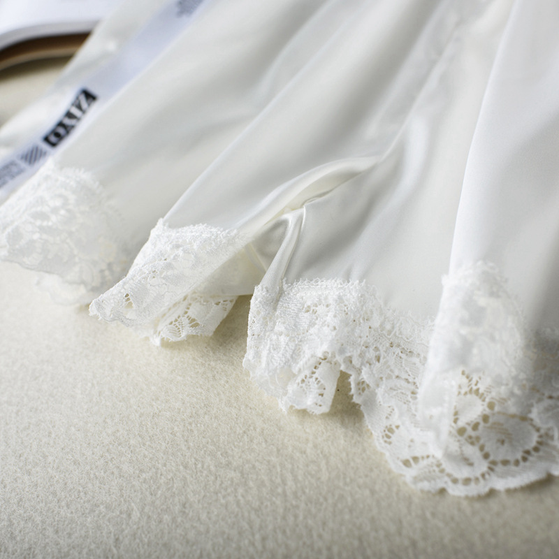 Side white strip ladies anti-light safety pants