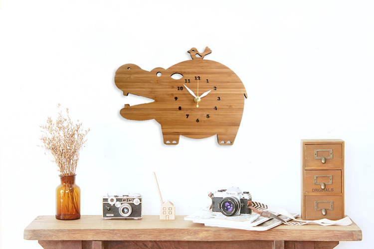 Hippo Wall Clock, picture 2 of 2