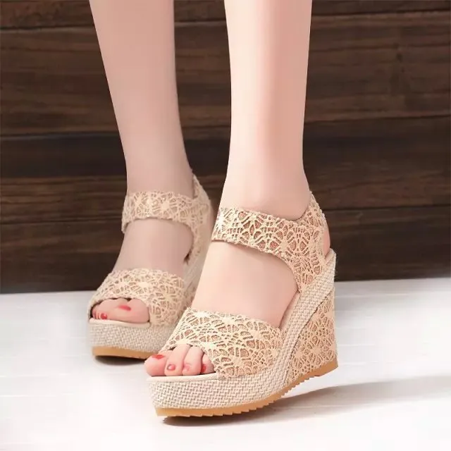 Flat bottom high heel sandals Gold - Shop at LoveMi