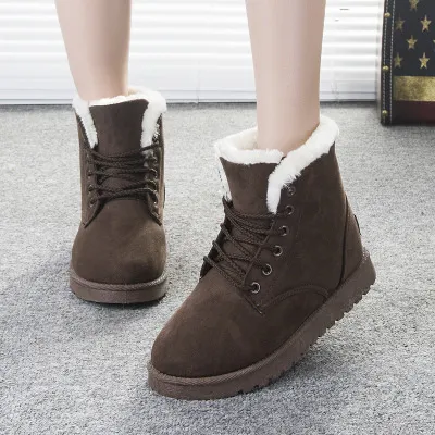 Snow boots street Martin boots Brown - Shop at LoveMi