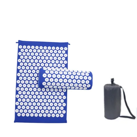 Acupuncture Massage Yoga Mat With Pillow Blue 3Piece Suit - Shop at LoveMi