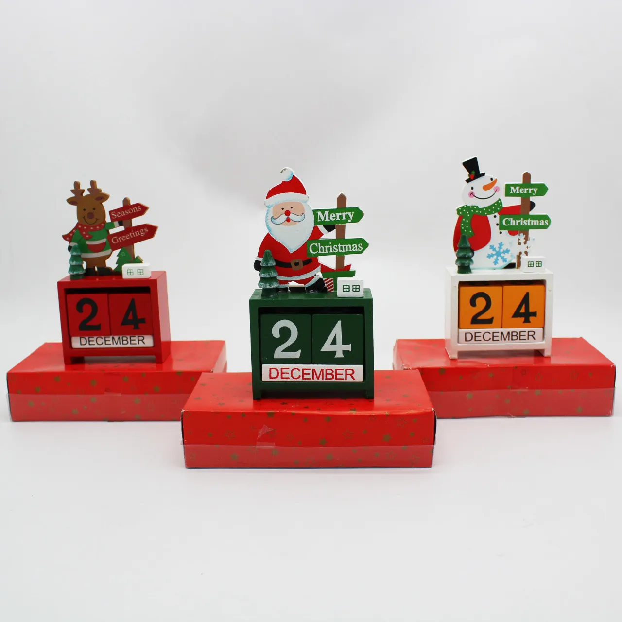 Christmas wooden calendar ornaments – image 2