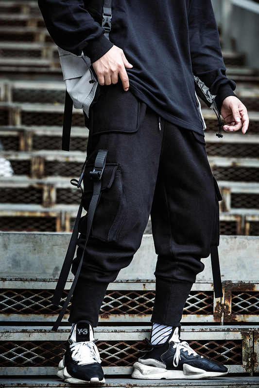 بنطلون هيب هوب متعدد الجيوب