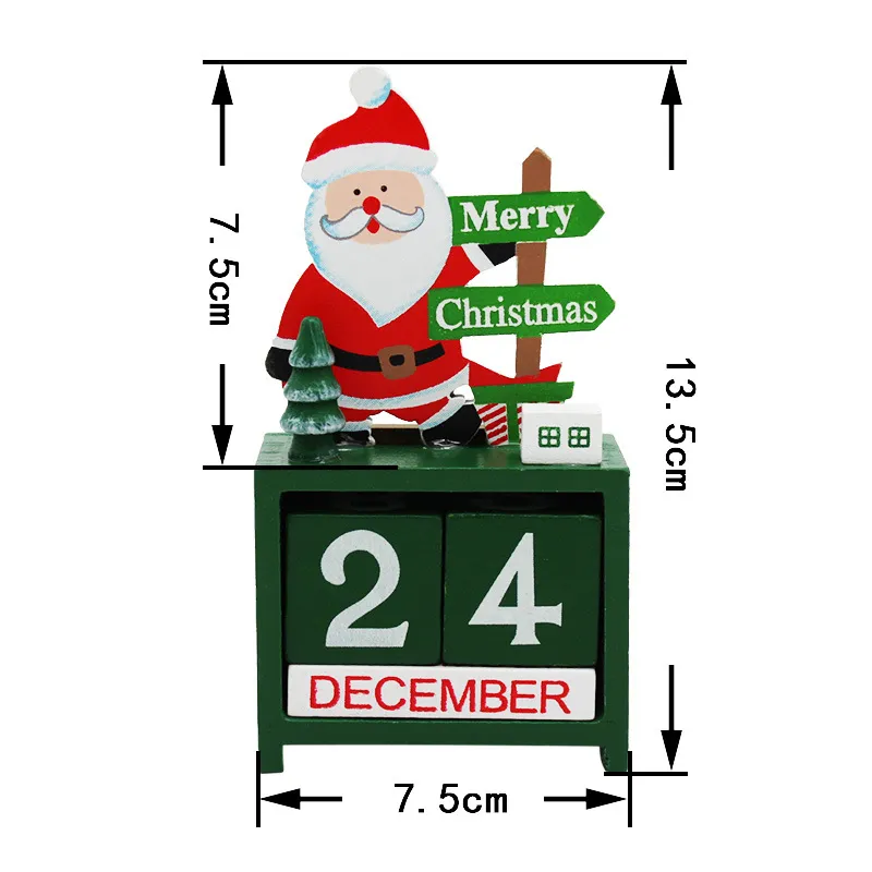 Christmas wooden calendar ornaments – image 3