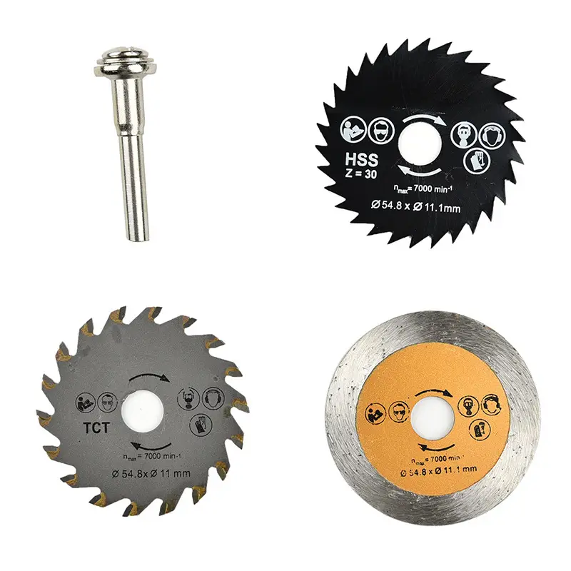 3PC electric high speed steel small saw blade set