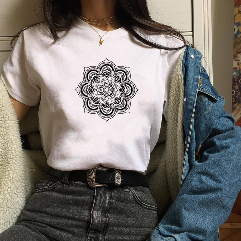 Lotus print short sleeve