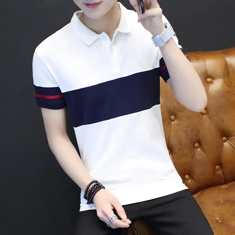 Short Sleeve Shirt Collar Polo