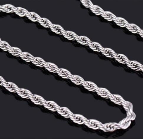 Stainless steel twist chain