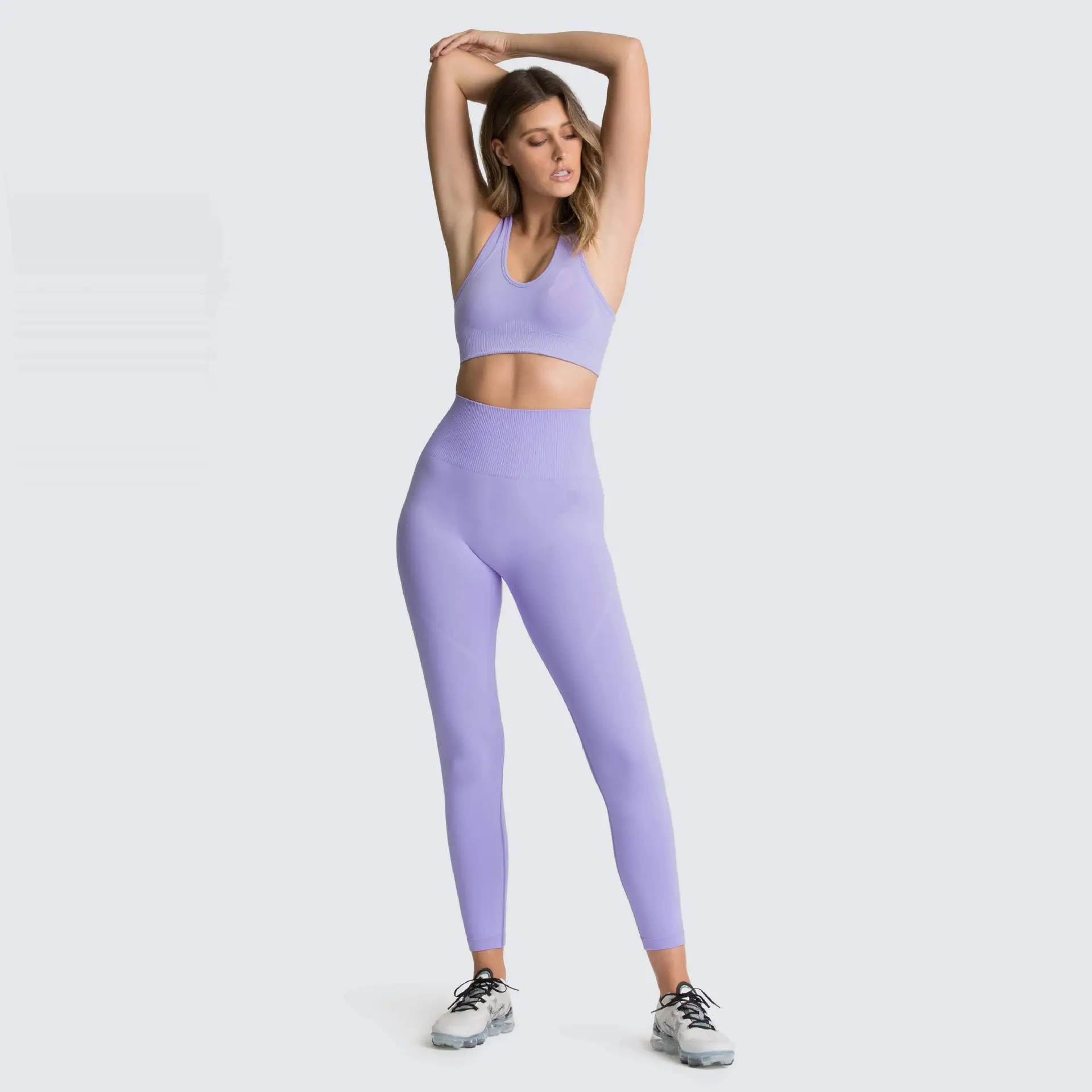 Seamless Gym Set Nylon Woman Sportswear