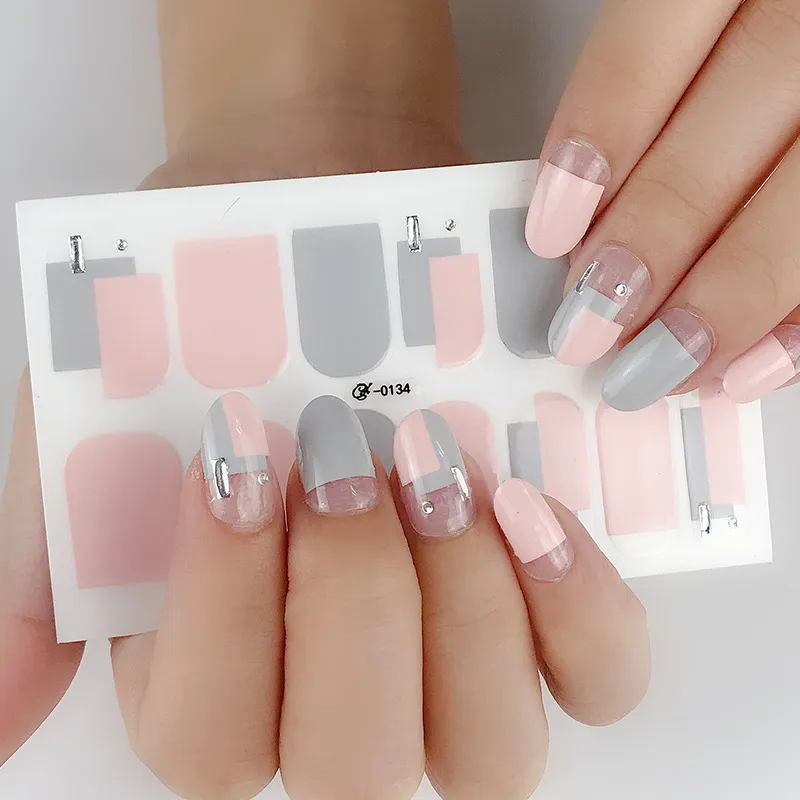 Imitation Nail Art Stickers 3D Hot Nail Stickers - 134Style