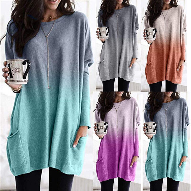 Long sleeve casual pocket T-shirt