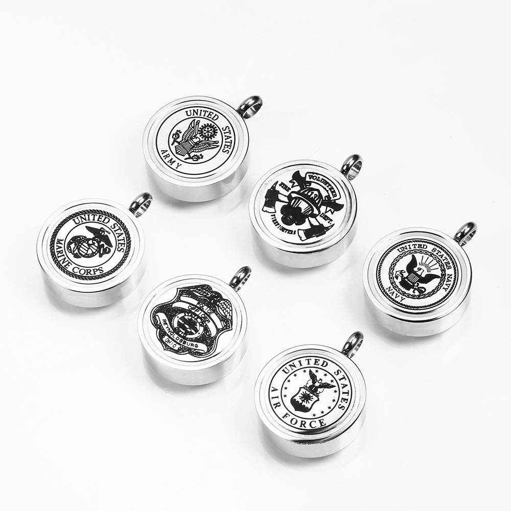 American soldier casket necklace