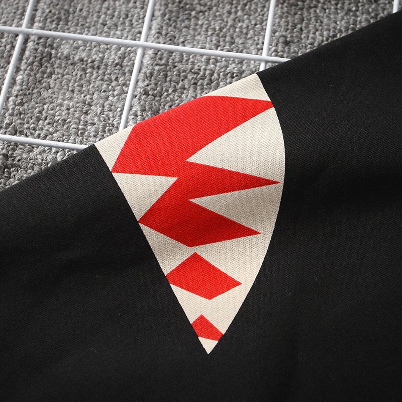 Loose cartoon men's round neck sweater