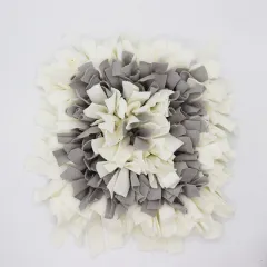 Anti-bite-proof toy blanket - Light Grey And White - View 1