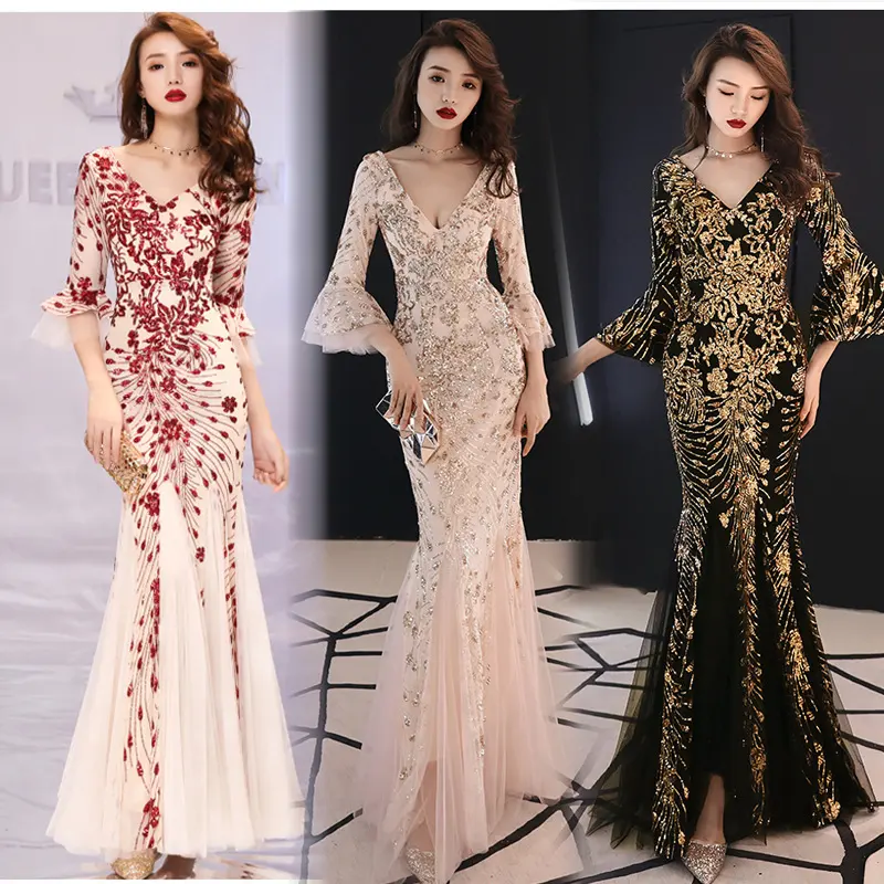 Banquet Evening Dress Princess Slim