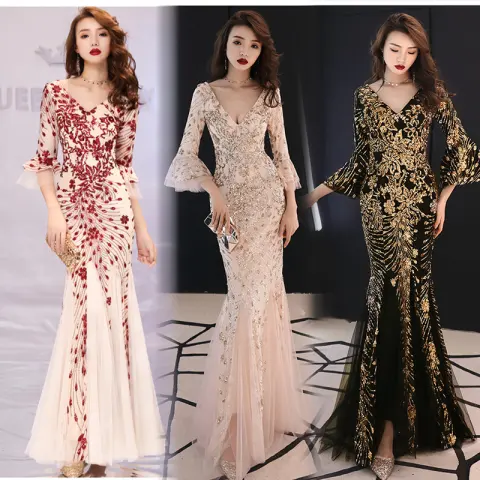 Banquet Evening Dress Princess Slim