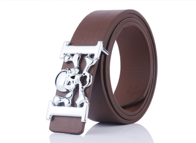 Title 4, Student decorative skull smooth buckle belt