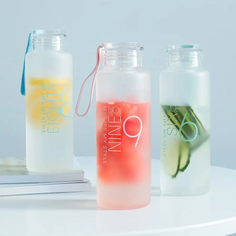 Frosted colored digital glass