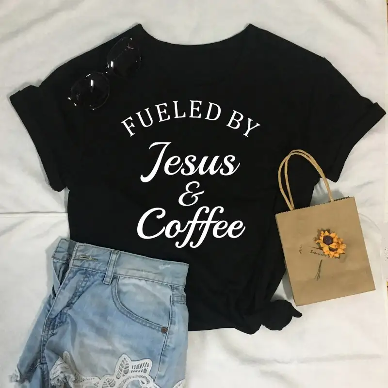 European and American trend letter printing short-sleeved T-shirt