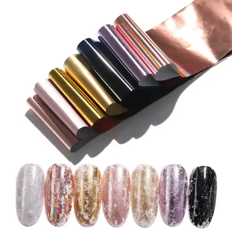 Seven-colored Starry Nail Stickers