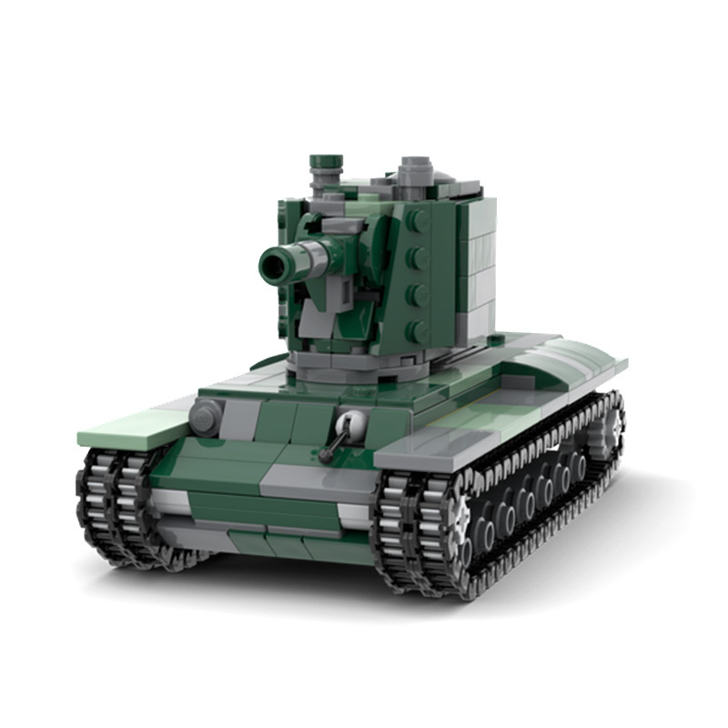 Title 5, Modelo de Tanque Pesado KV-2 MOC-137385 Montage...