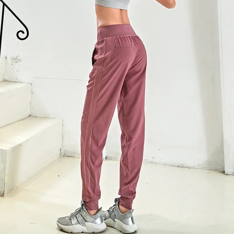 Quick-drying elastic pants - Pink