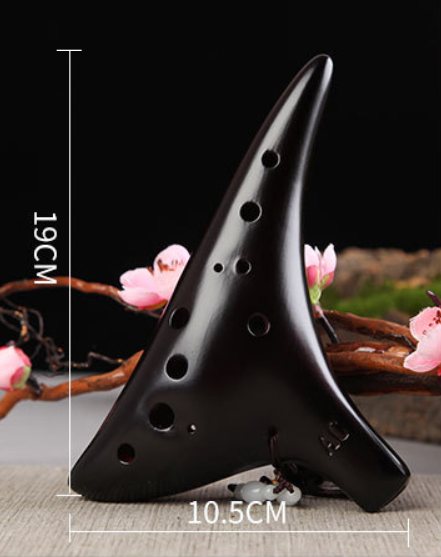 Title 1, Enhanced 12-hole Alto C smoked Ocarina Experien...