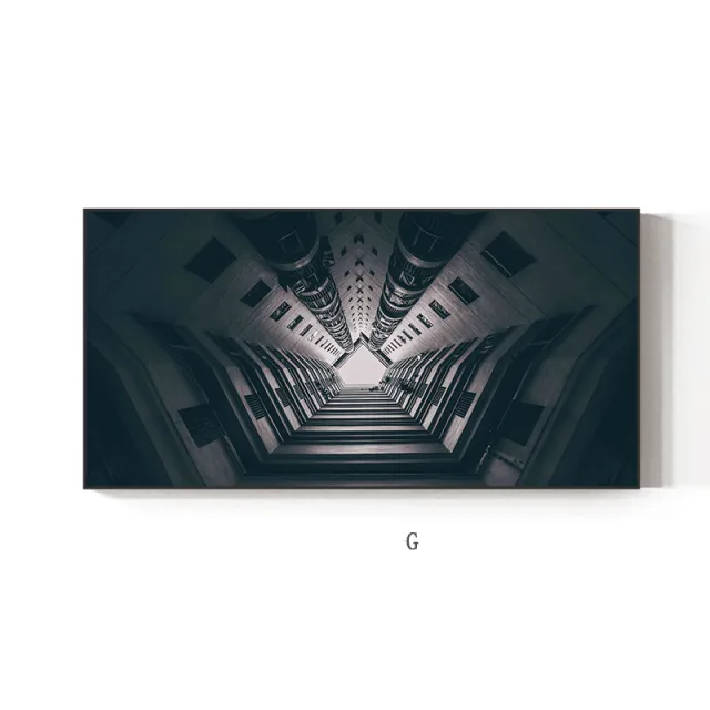 Modern Industrial Style Poster Geometric Urban Canvas Painting G - Shop at LoveMi