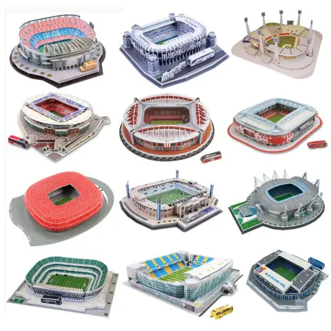 Classic Jigsaw DIY 3D Puzzle World Football Stadium European