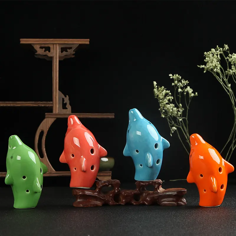 Upright Dolphin Series 6 Hole Ocarina
